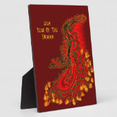 China Dragon, 2024 Jaar van de Draak Fotoplaat (Zijkant)