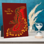 China Dragon, 2024 Jaar van de Draak Fotoplaat (Zijkant)