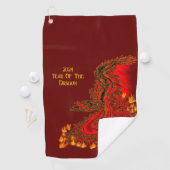 China Dragon, 2024 Jaar van de Draak Golfhanddoek (Insitu)