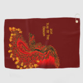 China Dragon, 2024 Jaar van de Draak Golfhanddoek (Horizontaal)