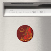China Dragon, 2024 Jaar van de Draak Magneet (Insitu (Vaatwasser))