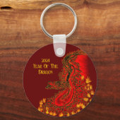 China Dragon, 2024 Jaar van de Draak Sleutelhanger (Achterkant)
