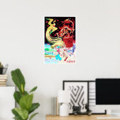 China Dragon and Phoenix ProWelvaart Harvest Seaso Poster (Thuiskantoor)