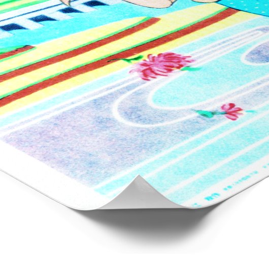 China Dragon and Phoenix ProWelvaart Harvest Seaso Poster (Hoek)