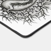 China Dragon, Black and White Design in Tattoostyl Bureaumat (Hoek)