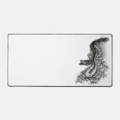 China Dragon, Black and White Design in Tattoostyl Bureaumat (Voorkant)