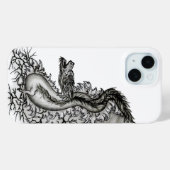 China Dragon, Black and White Design in Tattoostyl Case-Mate iPhone Case (Achterkant (horizontaal))