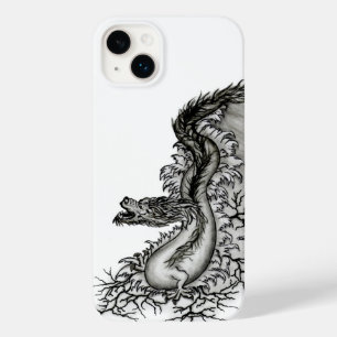 China Dragon, Black and White Design in Tattoostyl Case-Mate iPhone 14 Plus Hoesje