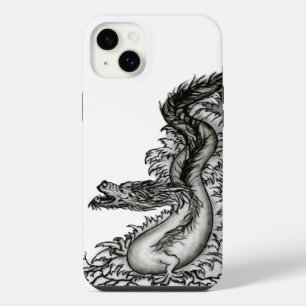 China Dragon, Black and White Design in Tattoostyl