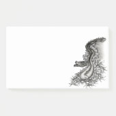 China Dragon, Black and White Design in Tattoostyl Post-it® Notes (Voorkant)