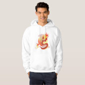 china dragon hoodie voor mannen en vrouwen (Voorkant volledig)