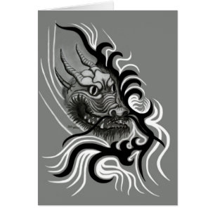 China Dragon in Tattoostyle
