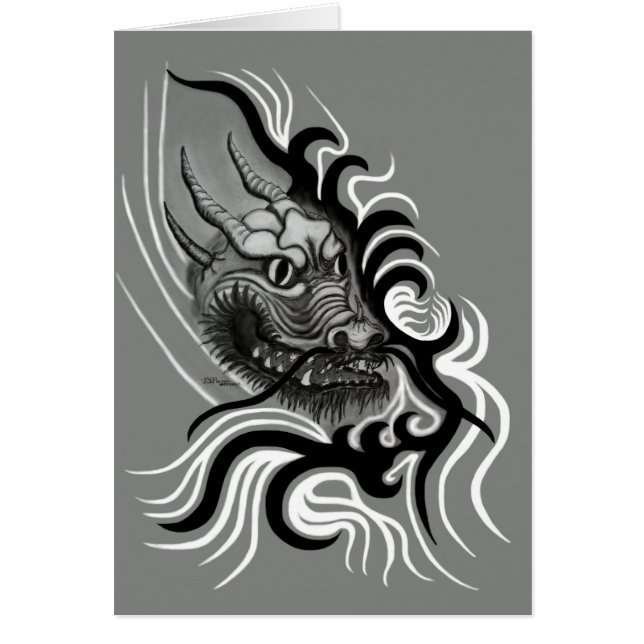 China Dragon in Tattoostyle (Voorkant)
