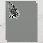 China Dragon in Tattoostyle (Voorkant / Achterkant)