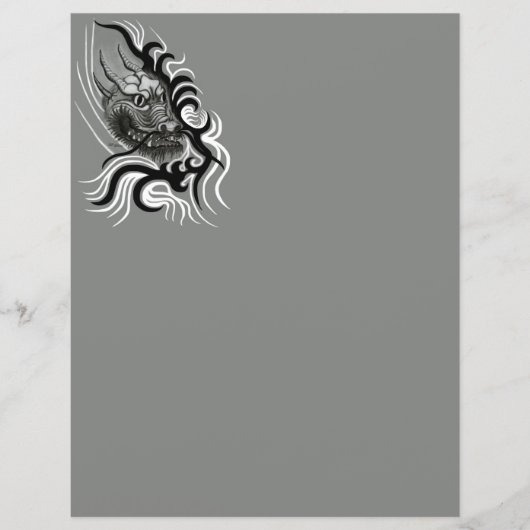 China Dragon in Tattoostyle (Voorkant)