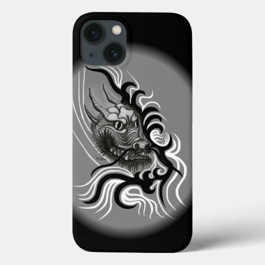 China Dragon in Tattoostyle Case-Mate iPhone Case (Achterkant)