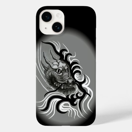 China Dragon in Tattoostyle Case-Mate iPhone Case (Achterkant)