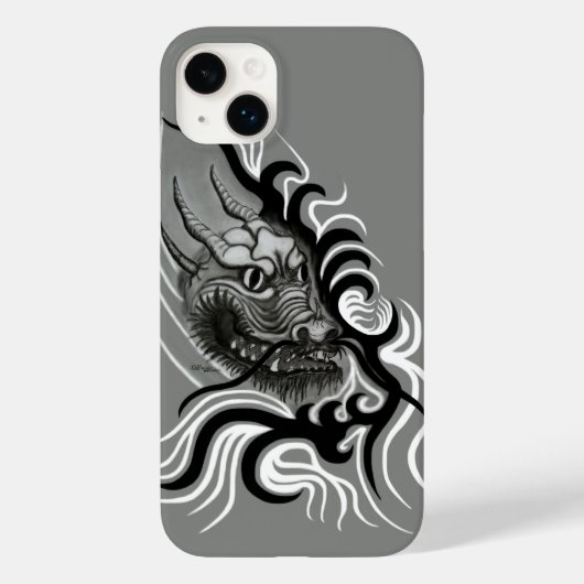 China Dragon in Tattoostyle Case-Mate iPhone Case (Achterkant)