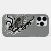 China Dragon in Tattoostyle iPhone Hoesje (Achterkant horizontaal)
