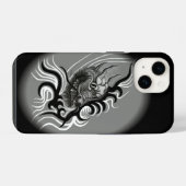 China Dragon in Tattoostyle iPhone Hoesje (Achterkant horizontaal)