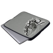 China Dragon in Tattoostyle Laptop Sleeve (Voorkant onderkant)