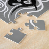 China Dragon in Tattoostyle Legpuzzel (Zijkant)