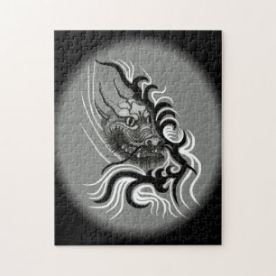 China Dragon in Tattoostyle Legpuzzel