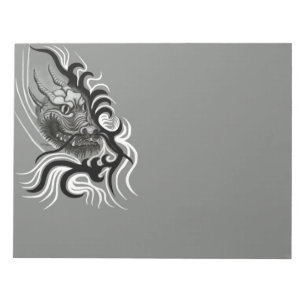 China Dragon in Tattoostyle Notitieblok
