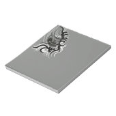 China Dragon in Tattoostyle Notitieblok (Linkerzijde)