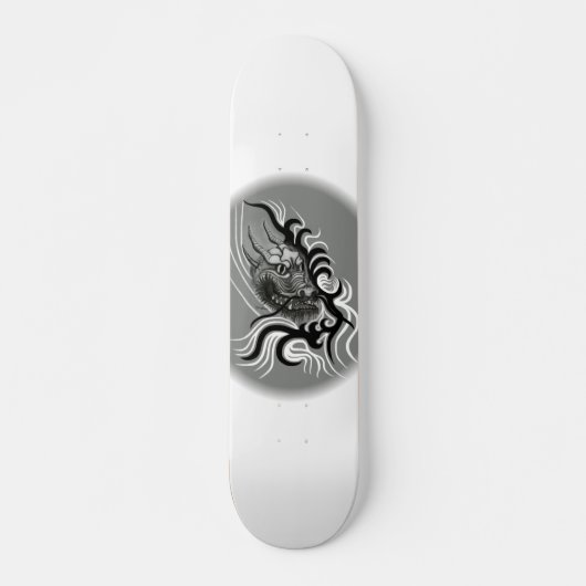 China Dragon in Tattoostyle Persoonlijk Skateboard (Voorkant)