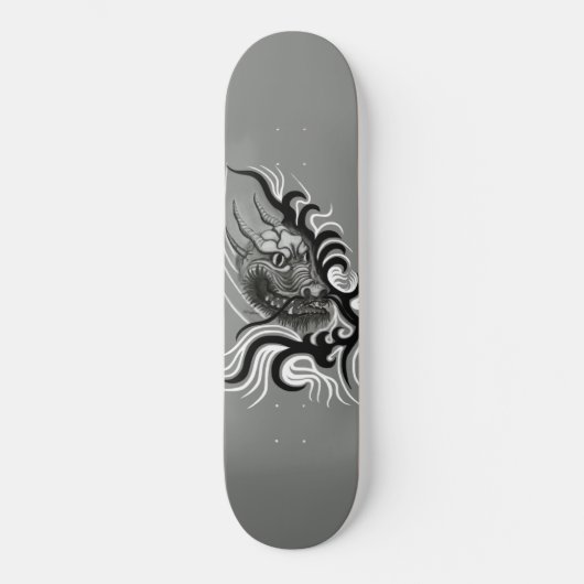 China Dragon in Tattoostyle Persoonlijk Skateboard (Voorkant)