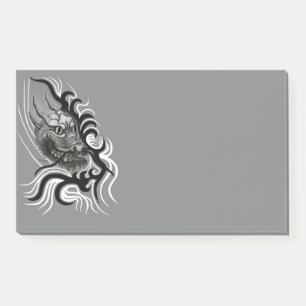 China Dragon in Tattoostyle Post-it® Notes