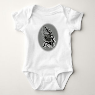 China Dragon in Tattoostyle Romper