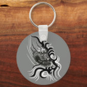 China Dragon in Tattoostyle Sleutelhanger (Voorkant)
