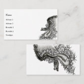 China Dragon in Tattoostyle Visitekaartje (Voorkant / Achterkant)