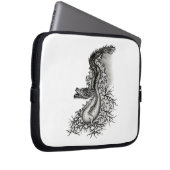 China-Dragon Laptop Sleeve (Voorkant Rechts)