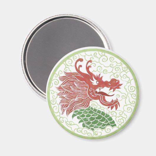 China Dragon Magneet (Voorkant / Achterkant)