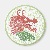 China Dragon Magneet (Voorkant)