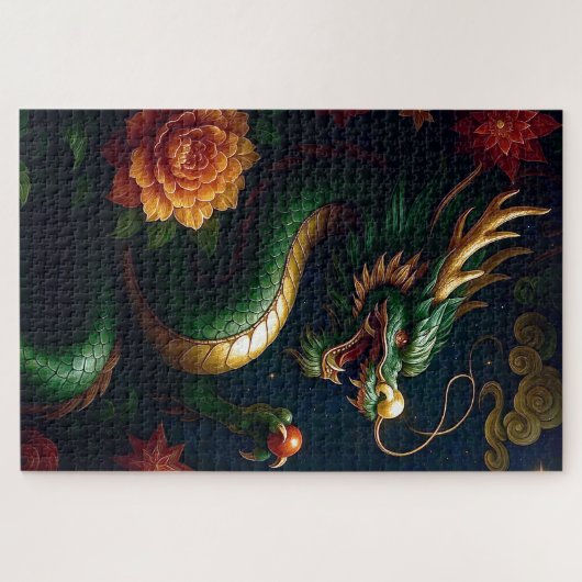 China Dragon-puzzel Legpuzzel (Horizontaal)