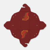 China Dragon red and gold design Bedankdoosjes (Uitgevouwen)