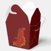 China Dragon red and gold design Bedankdoosjes (Geopend)