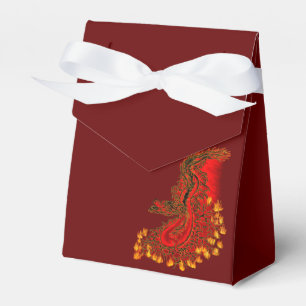 China Dragon red and gold design Bedankdoosjes