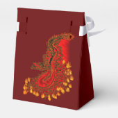 China Dragon red and gold design Bedankdoosjes (Achterkant)