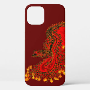 China Dragon red and gold design Case-Mate iPhone Case