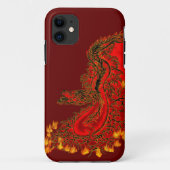 China Dragon red and gold design Case-Mate iPhone Case (Achterkant)