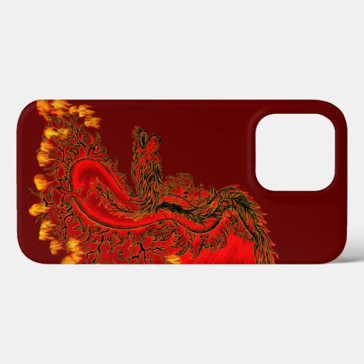 China Dragon red and gold design Case-Mate iPhone Case (Achterkant (horizontaal))