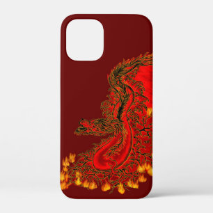 China Dragon red and gold design Case-Mate iPhone Case