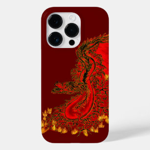 China Dragon red and gold design Case-Mate iPhone Case