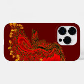 China Dragon red and gold design Case-Mate iPhone Case (Achterkant (horizontaal))