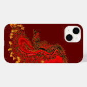 China Dragon red and gold design Case-Mate iPhone Case (Achterkant (horizontaal))
